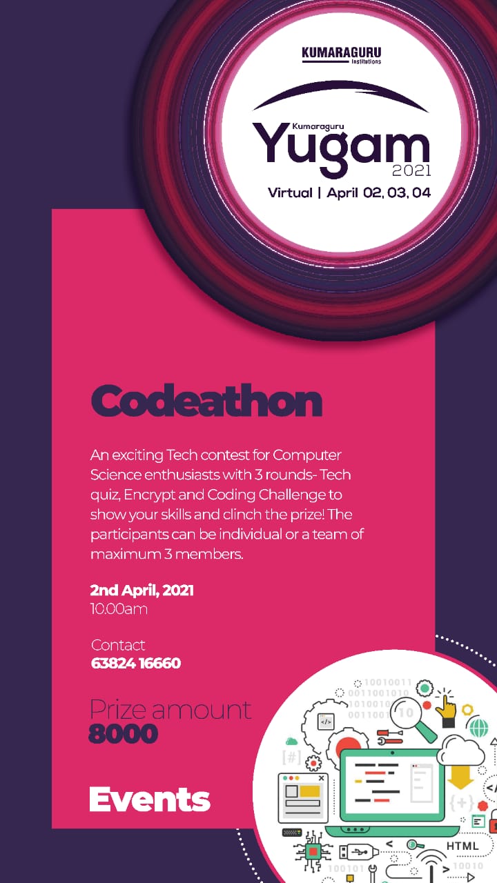 Codeathon YUGAM 2021